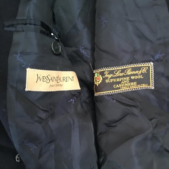 Yves Saint Laurent x Loro Piana Cashmere Wool Blend  Long coat - Picture 2 of 7